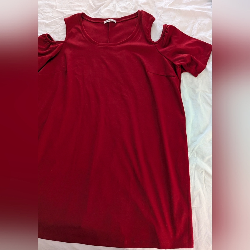 Signature Collection Cold-Shoulder Dress - Picture 4 of 8